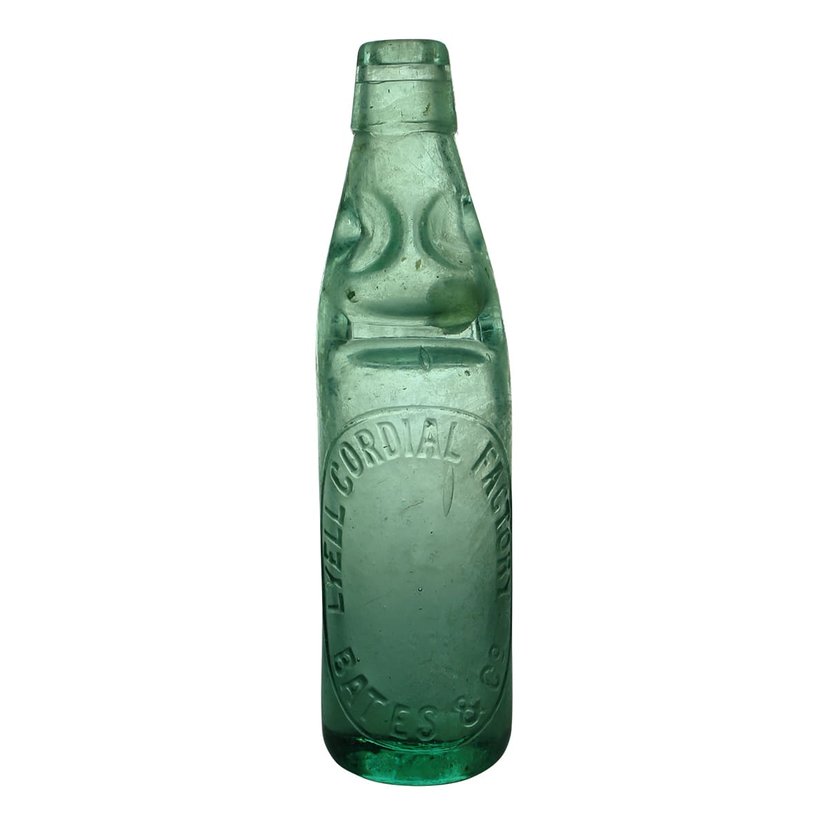 Codd. Lyell Cordial Factory. Bates. Dobson. Aqua. 10 oz.