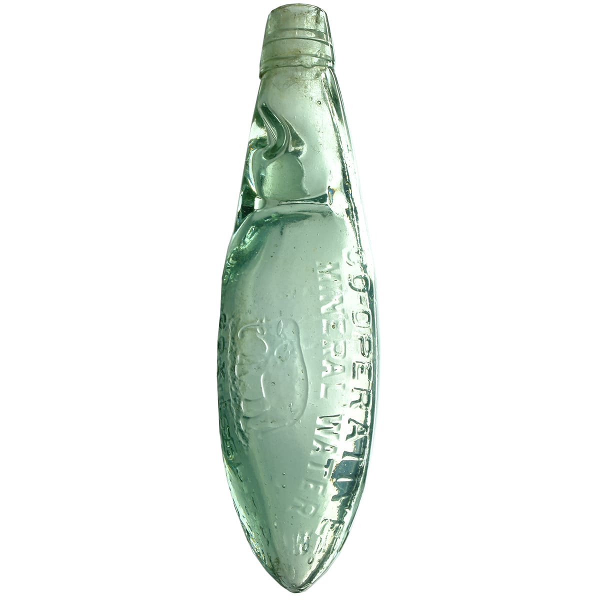 Hybrid. Co-Operative Mineral Water Coy Ltd, Johannesburg. Aqua. 10 oz.