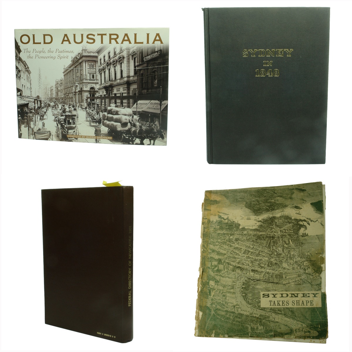 Four Books. Sydney and Newcastle History and more