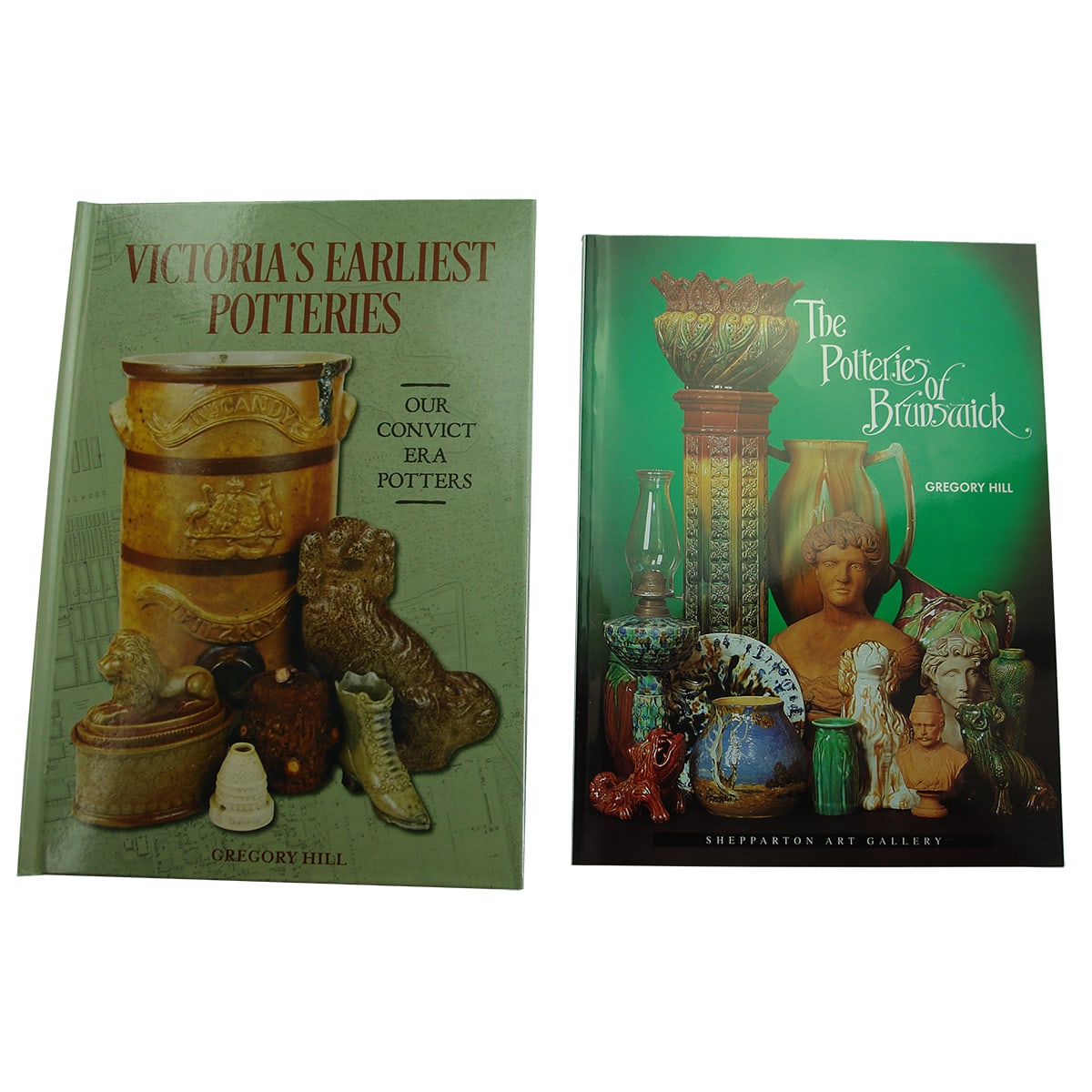 Two Gregory Hill Pottery Books.