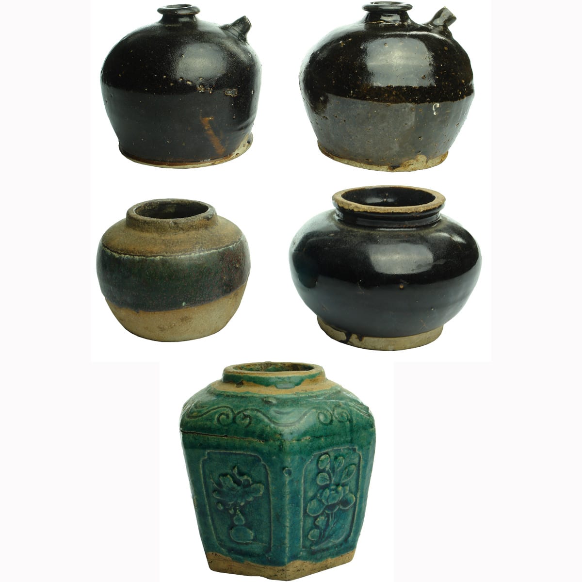 Five Chinese Ceramic Pieces