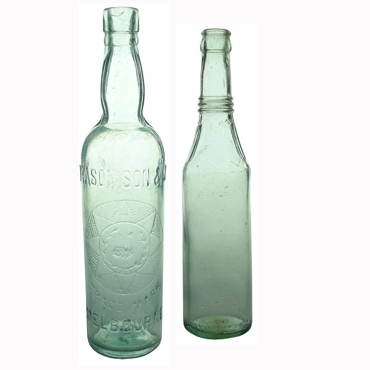 Pair of Cordials: Dyason, Melbourne and Millford Manufacturing Co.