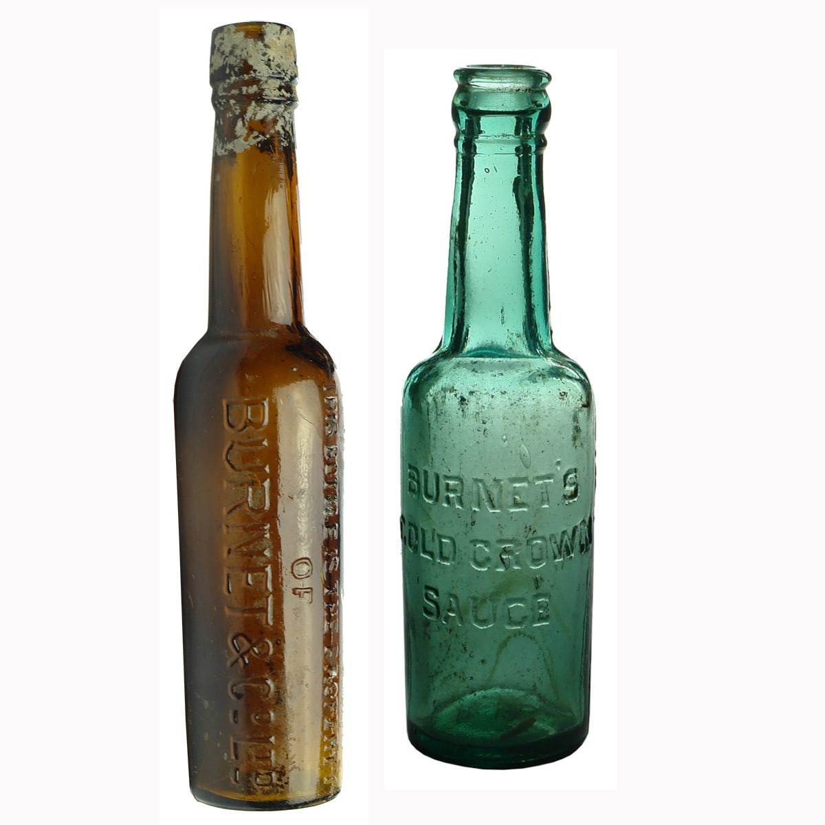 Pair of Burnets Bottles