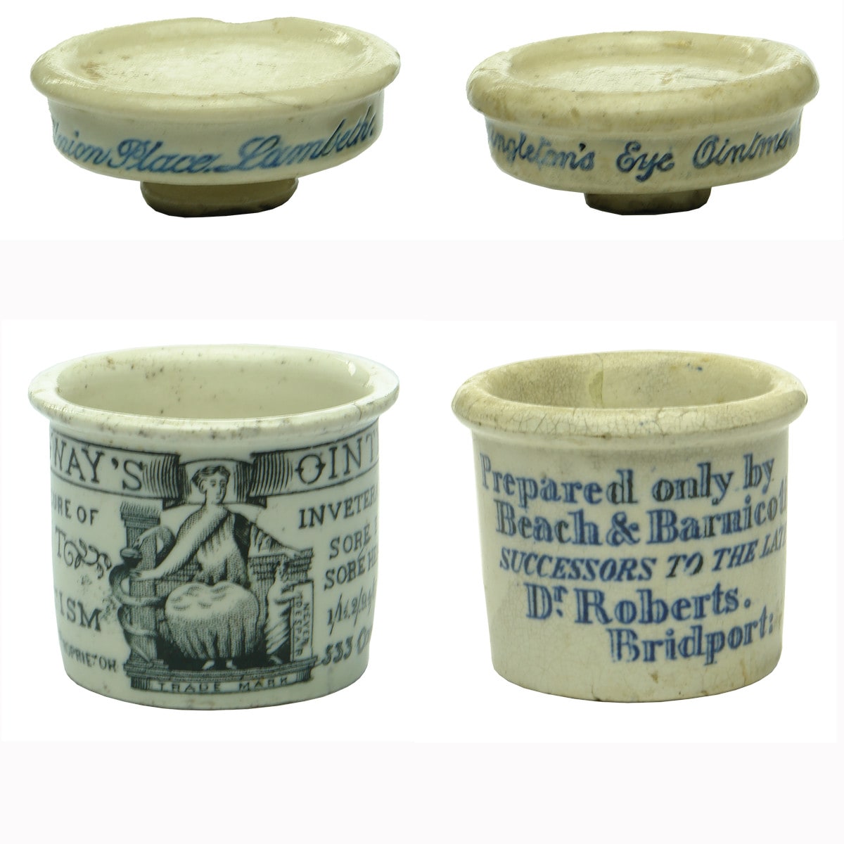 Group of Ointment Pots