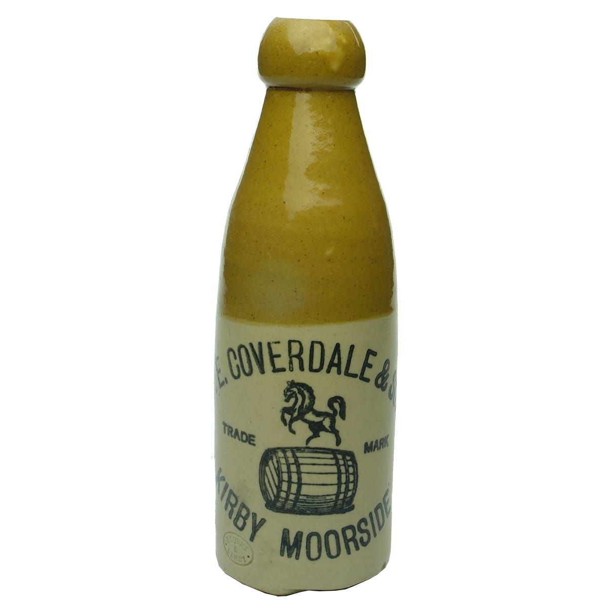 Ginger Beer. F. E. Coverdale & Son, Kirby Moorside. Champagne. Tan Top. (United Kingdom)