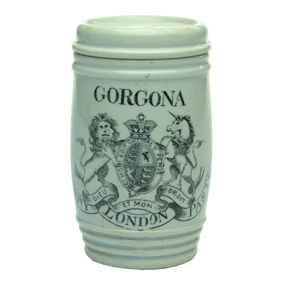 Jar. Gorgona Anchovy Paste, London.