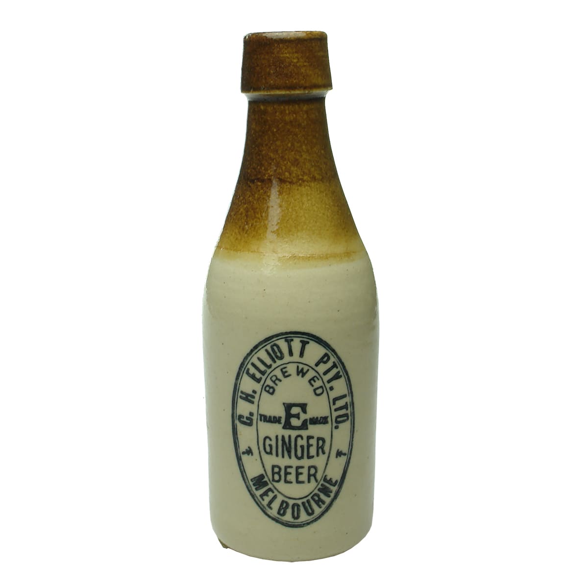 Ginger Beer. Elliott, Melbourne. Tan Top. 10 oz. (Victoria)