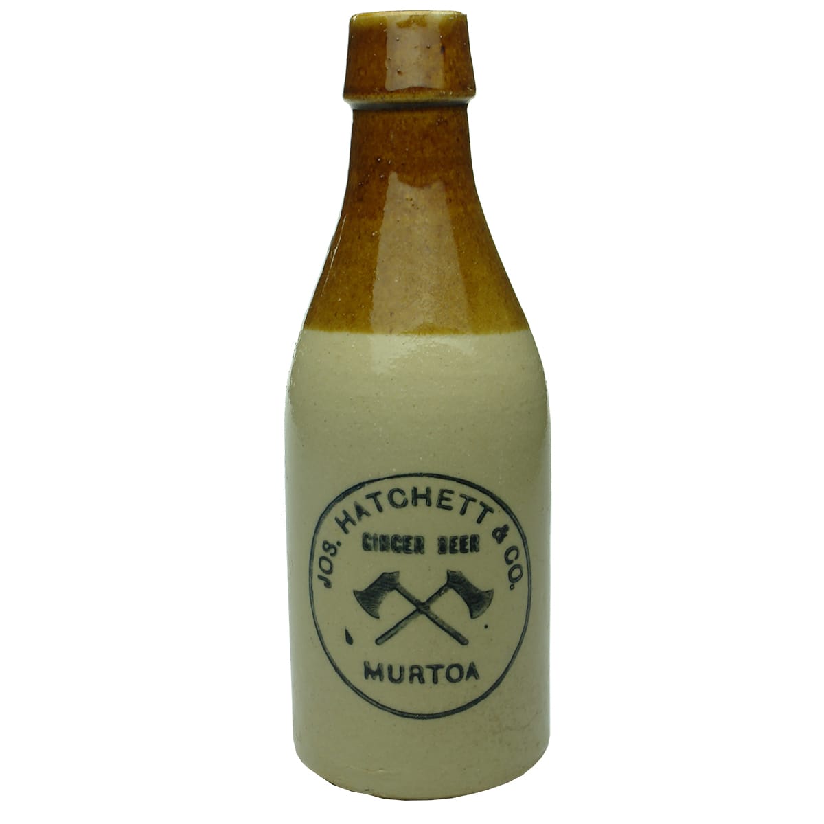 Ginger Beer. Jos. Hatchett & Co, Murtoa. Champagne. Tan Top. (Victoria)