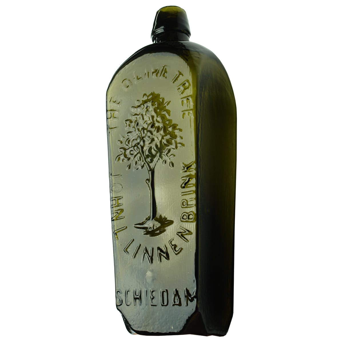 Gin. John L Linnenbrink, Olive Tree. Black. 20 oz.