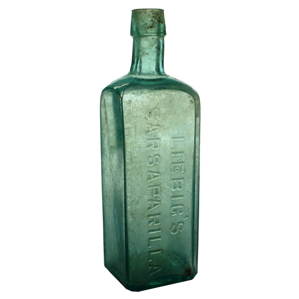 Sarsaparilla. Liebig's, C. D. Wilkins, L. P. S. Aqua. 26 oz. (New South Wales)