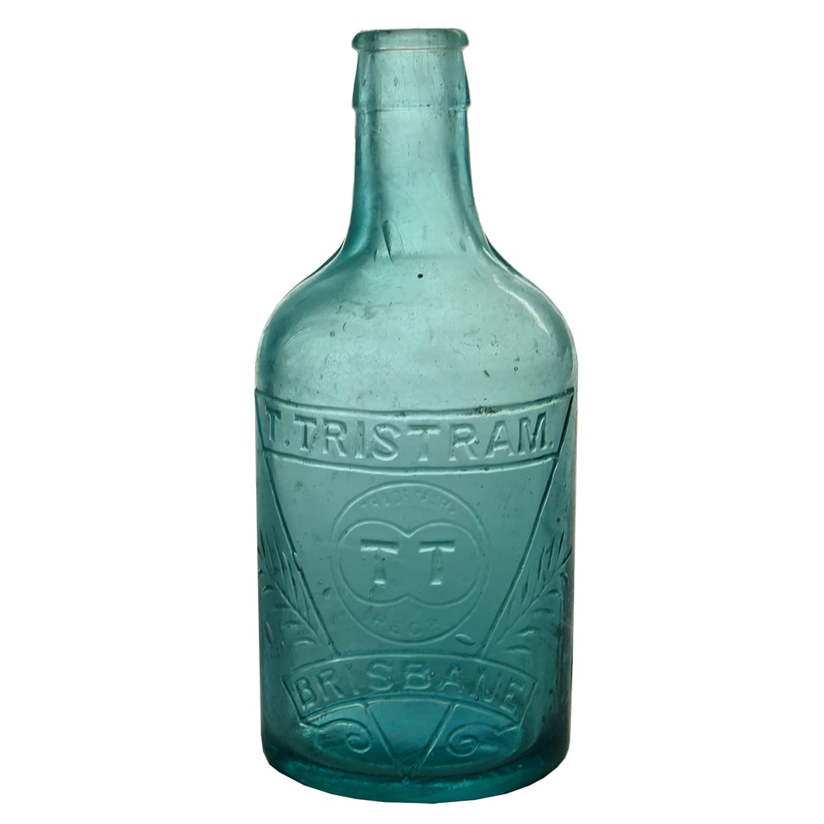 Crown Seal. Tristram, Brisbane. Dump. Spun top. Blue Aqua. 10 oz. (Queensland)