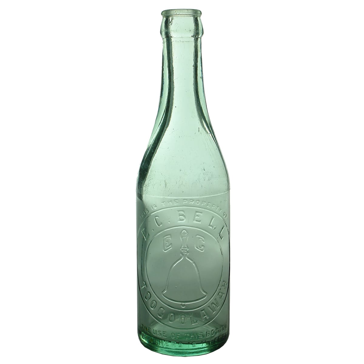 Crown Seal. Bell, Toogoolawah. Champagne. Aqua. 10 oz. (Queensland)