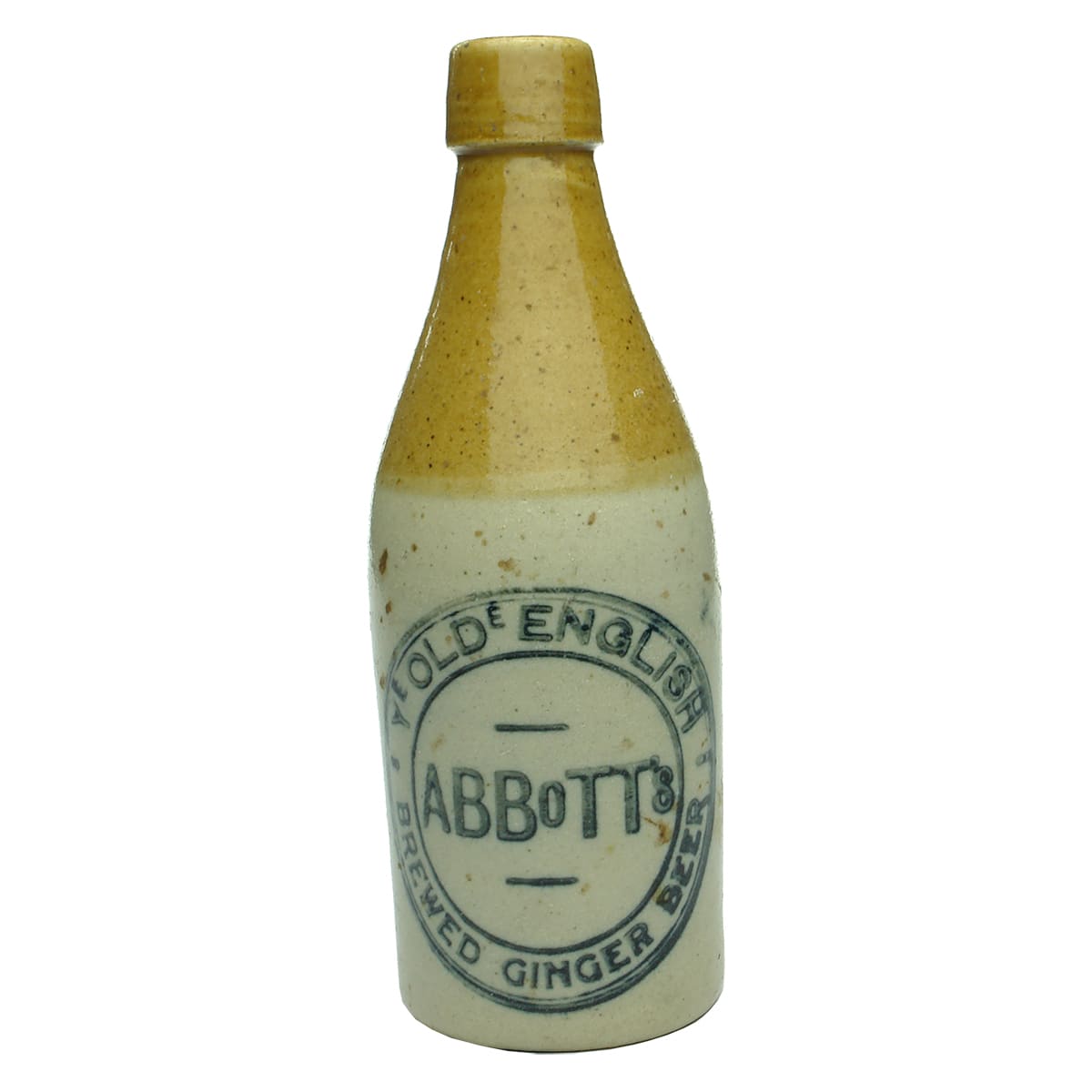 Ginger Beer.  Abbotts (Launceston).  Tan Top.  Champagne Shape. (Tasmania)