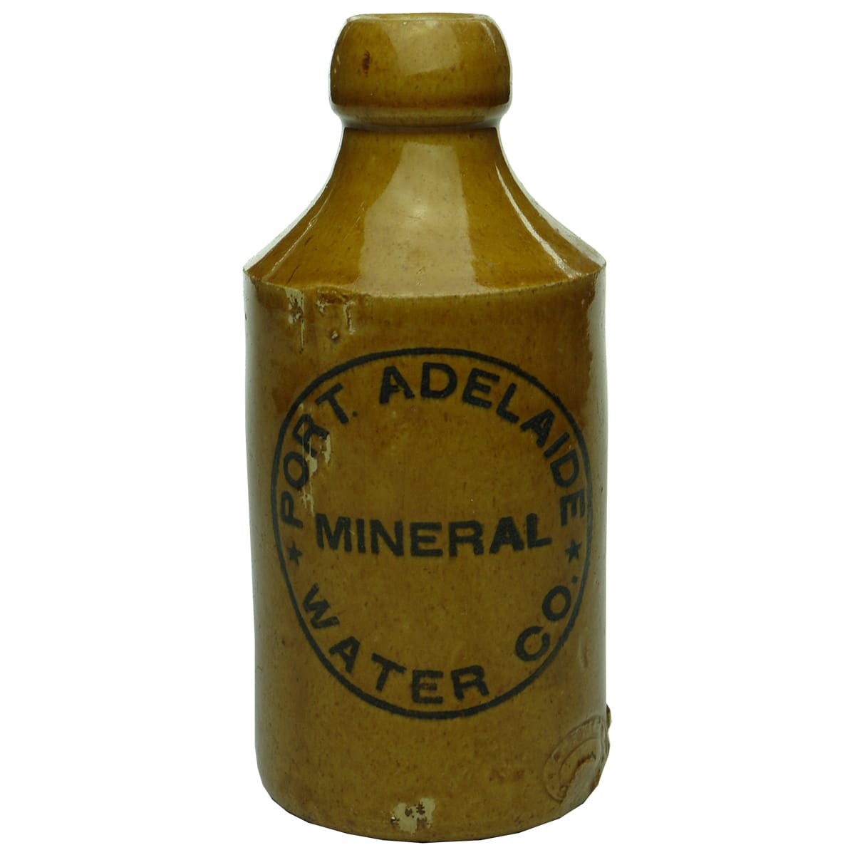 Ginger Beer. Port Adelaide Mineral Water Co. All Tan. Dump. (South Australia)