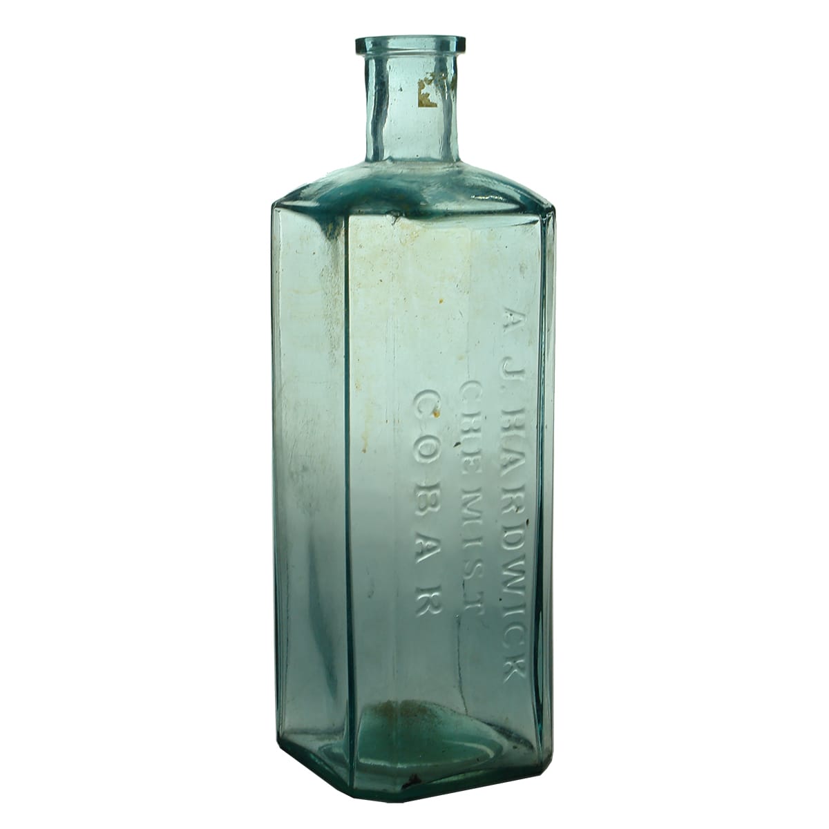 Chemist. Hardwick, Cobar. Aqua. Square. 12 oz. (New South Wales)