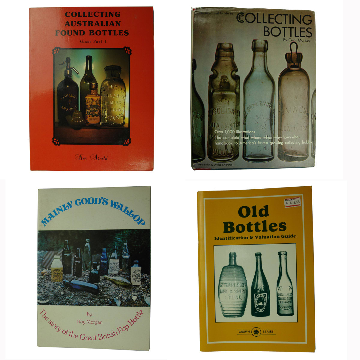 Four Bottle Collecting Reference Books