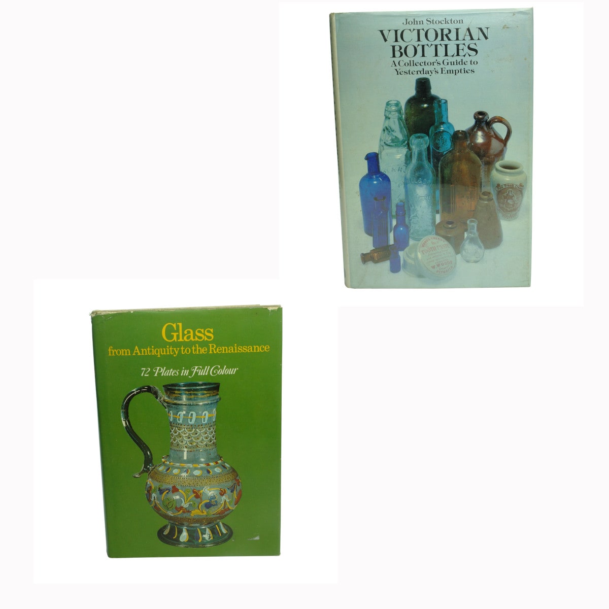 Pair of Books: Victorian Bottles and Glass from Antiquity to the Renaissance.