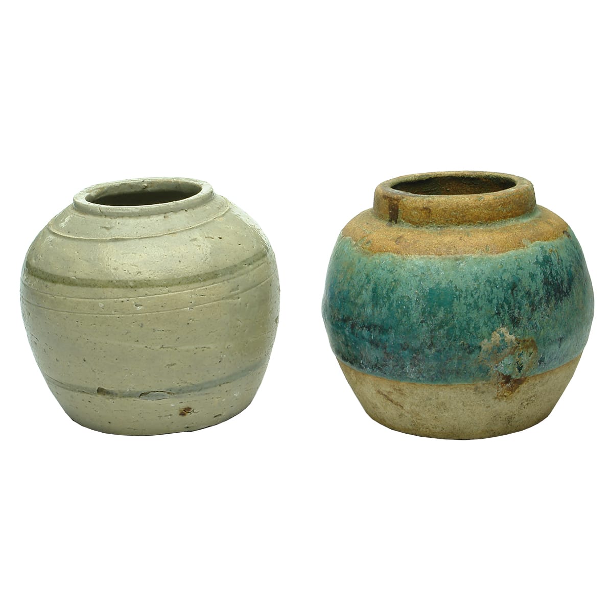 Pair of small Chinese ginger jars.