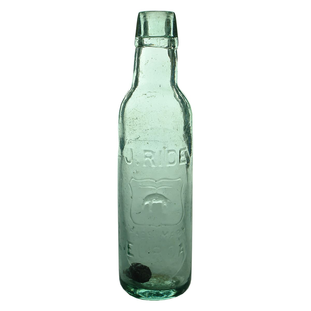 Lamont. J. Ride, Euroa. Kilner Bros. Aqua. 10 oz. (Victoria)