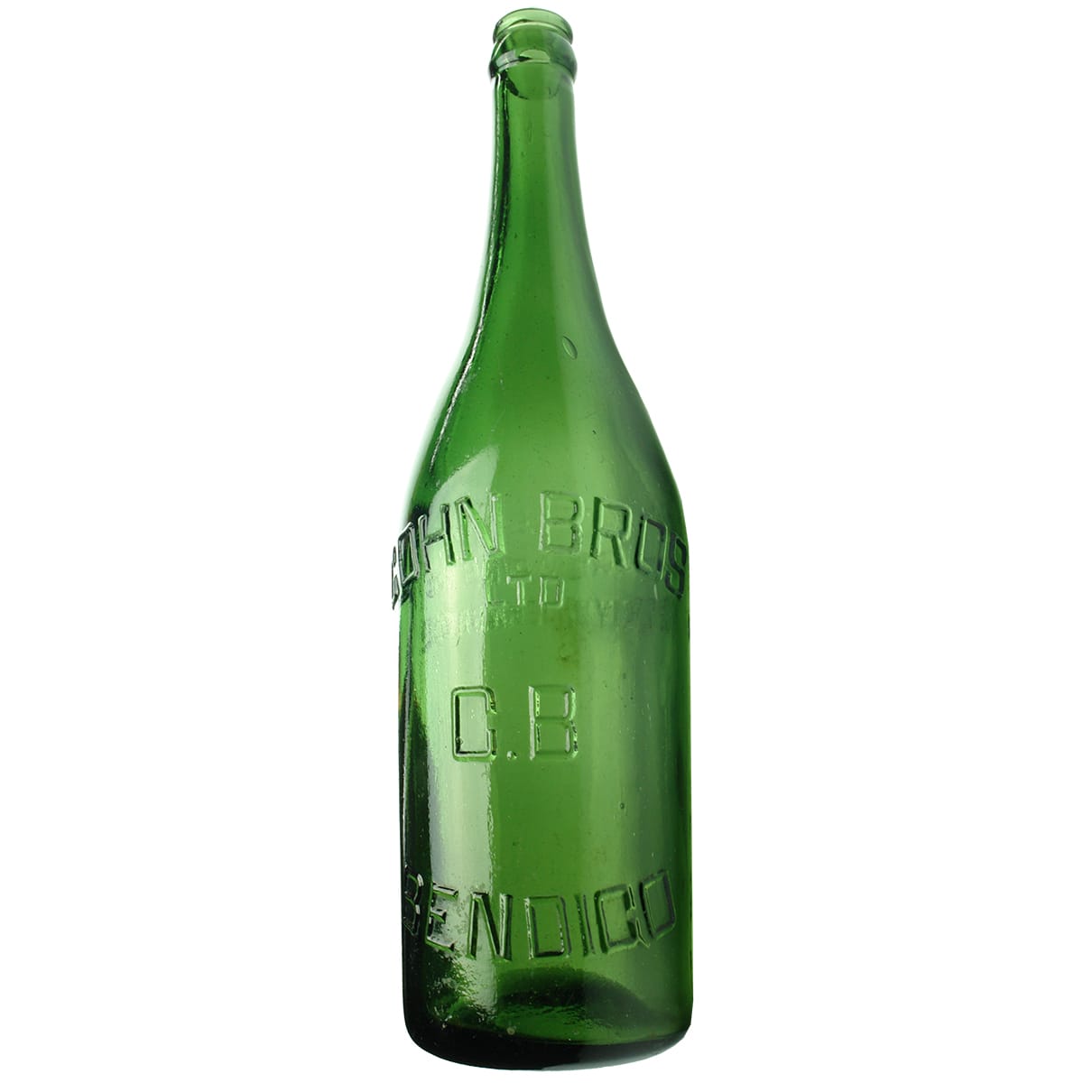 Beer. Cohn Bros Ltd., Bendigo. Light Green. Crown Seal. 26 oz. (Victoria)