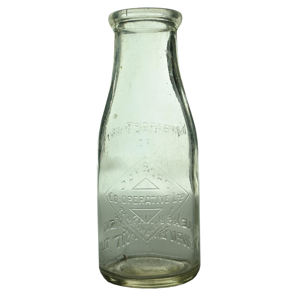 Milk. Dayboro Co-Operative Ltd. Wad lip. 1 Pint. (Queensland)