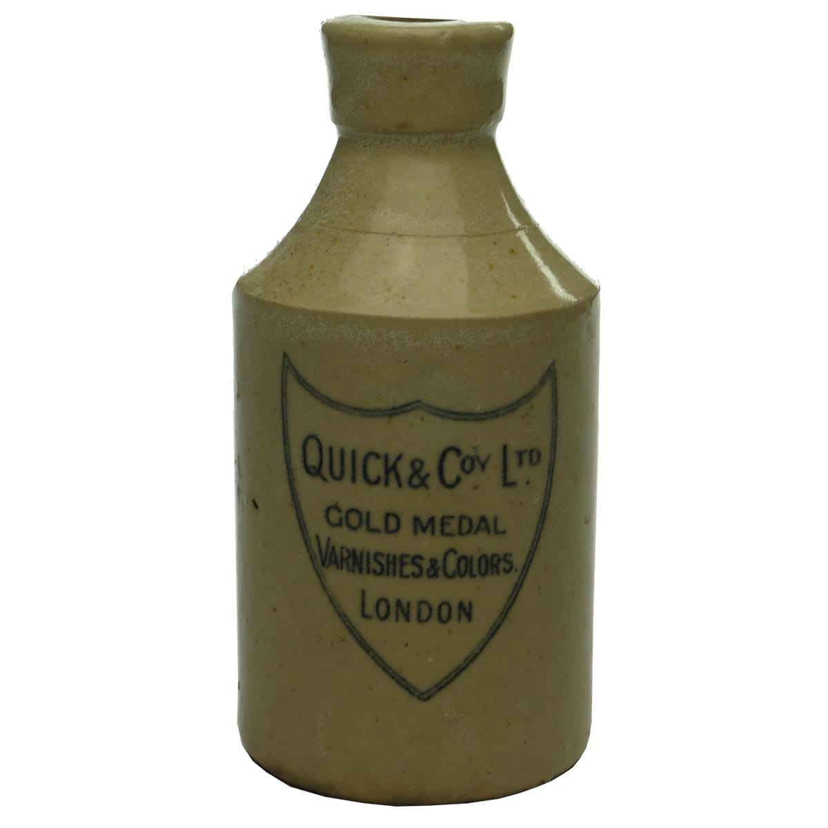 Polish. Quick & Co., London. All White. Stoneware.