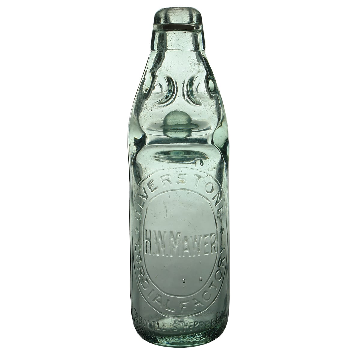 Codd. Mawer, Ulverstone Cordial Factory. Dobson. Aqua. 10 oz. (Tasmania)