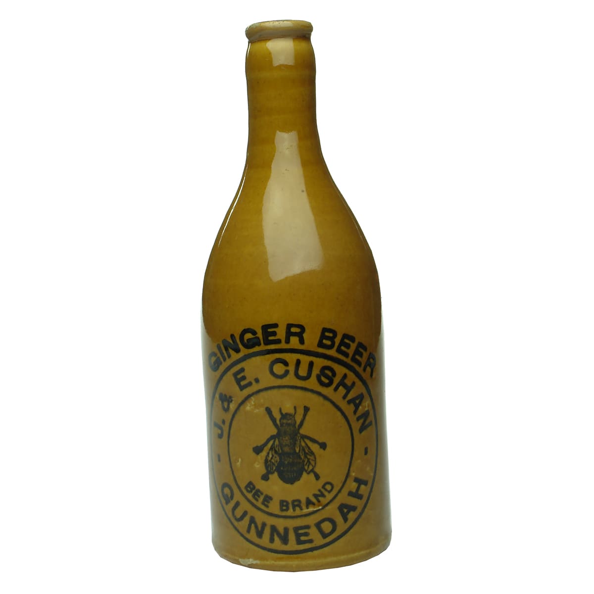 Ginger Beer. Cushan, Gunnedah. Crown Seal. All Tan. (New South Wales)