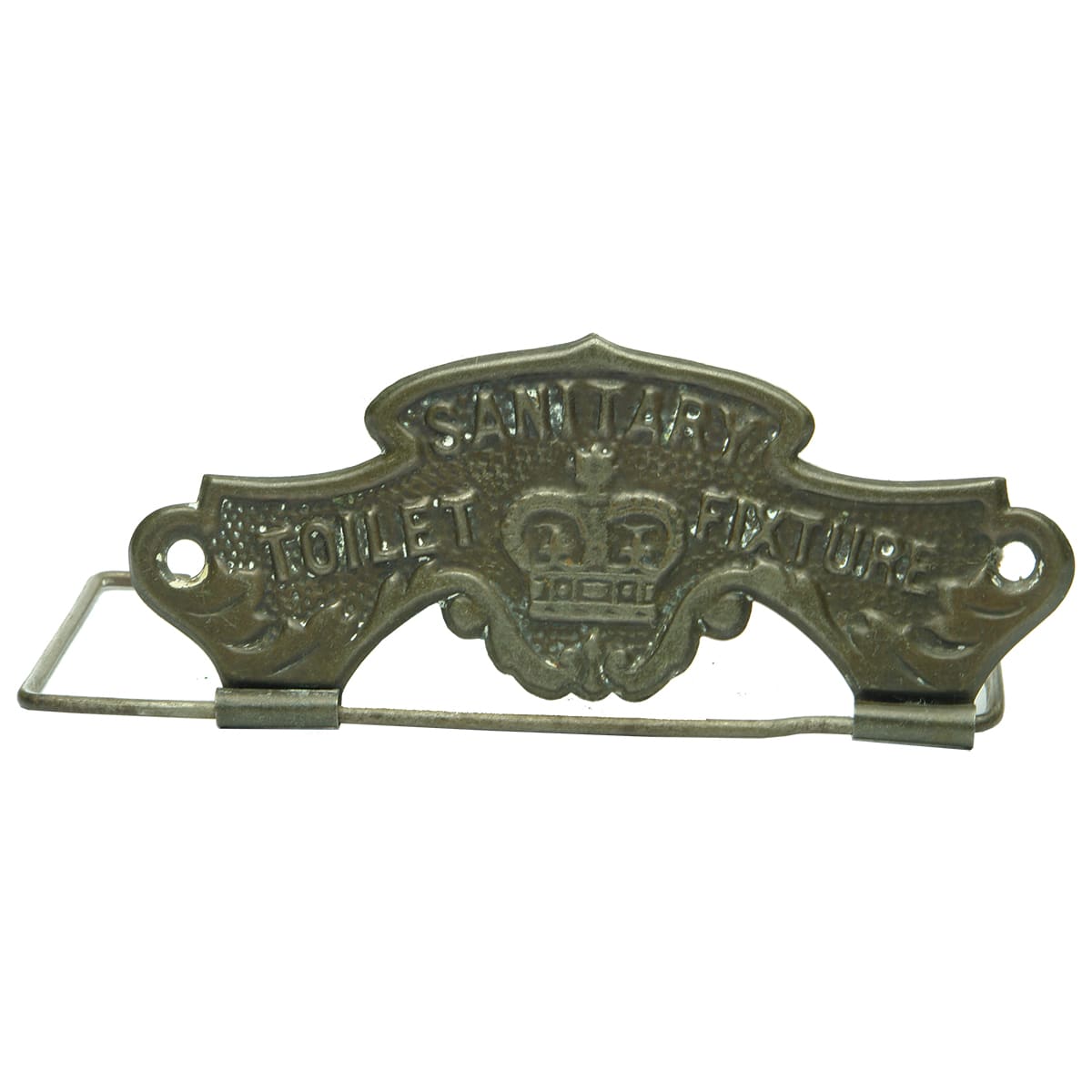 Toilet paper roll holder. Sanitary Toilet Fixture. Crown.