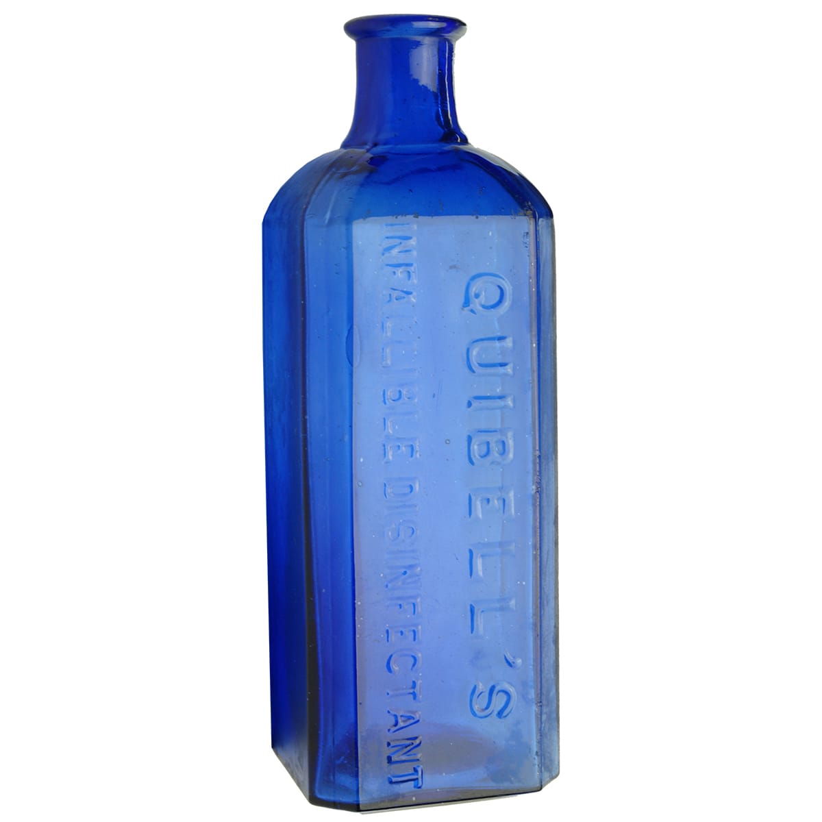Poison. Quibell's Disinfectant. Blue. 12 oz.