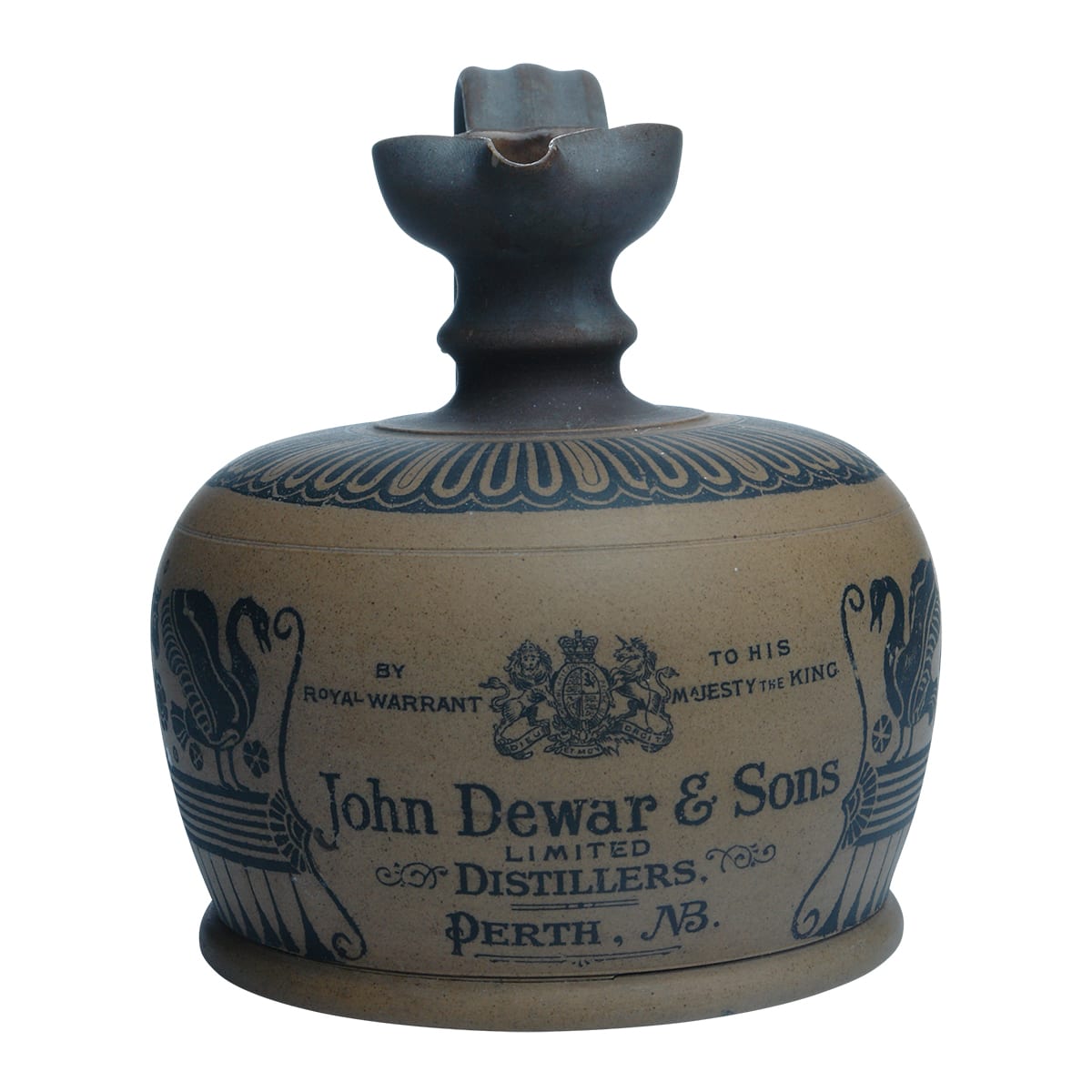Whisky. John Dewar & Sons. Royal Doulton Silicon ware.