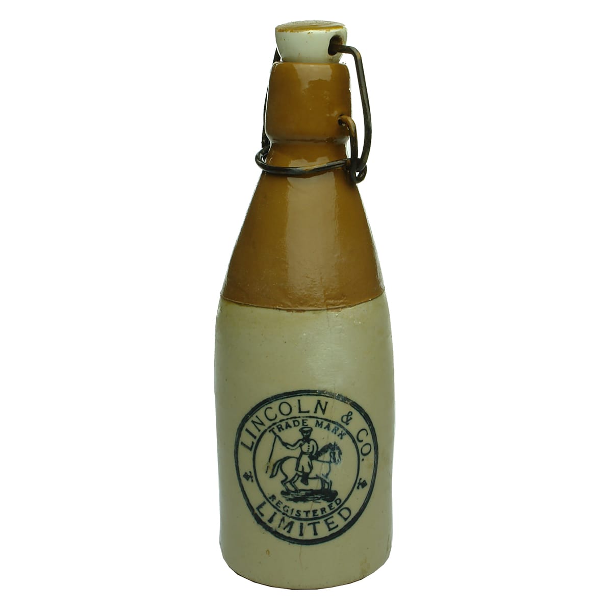 Ginger Beer. Lincoln & Co. Limited. Lightning Stopper. Champagne. Tan Top. (New South Wales)