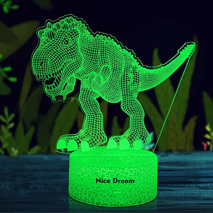 Dinosaur 3D lamp