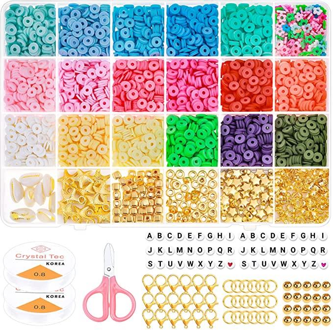 5080 Piece Polymer Clay Beads Set