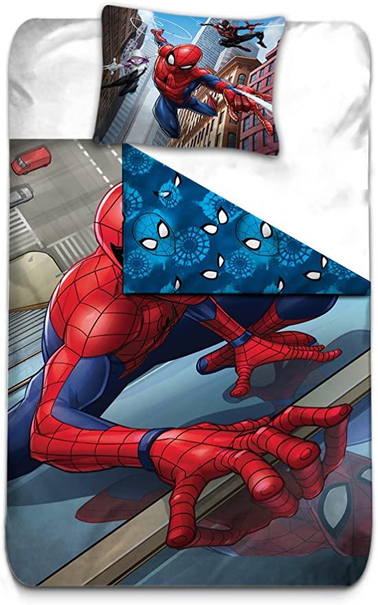 Spider Man reversible bed linen set, 200x140 cm