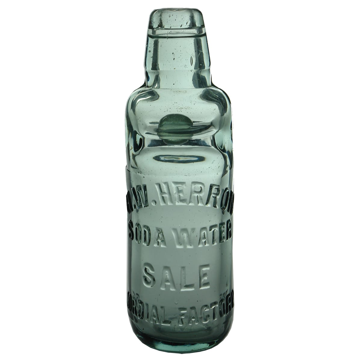 Codd. Herron, Sale. Soda Water. All Way Pour. Grey/Aqua. 6 oz. (Victoria)