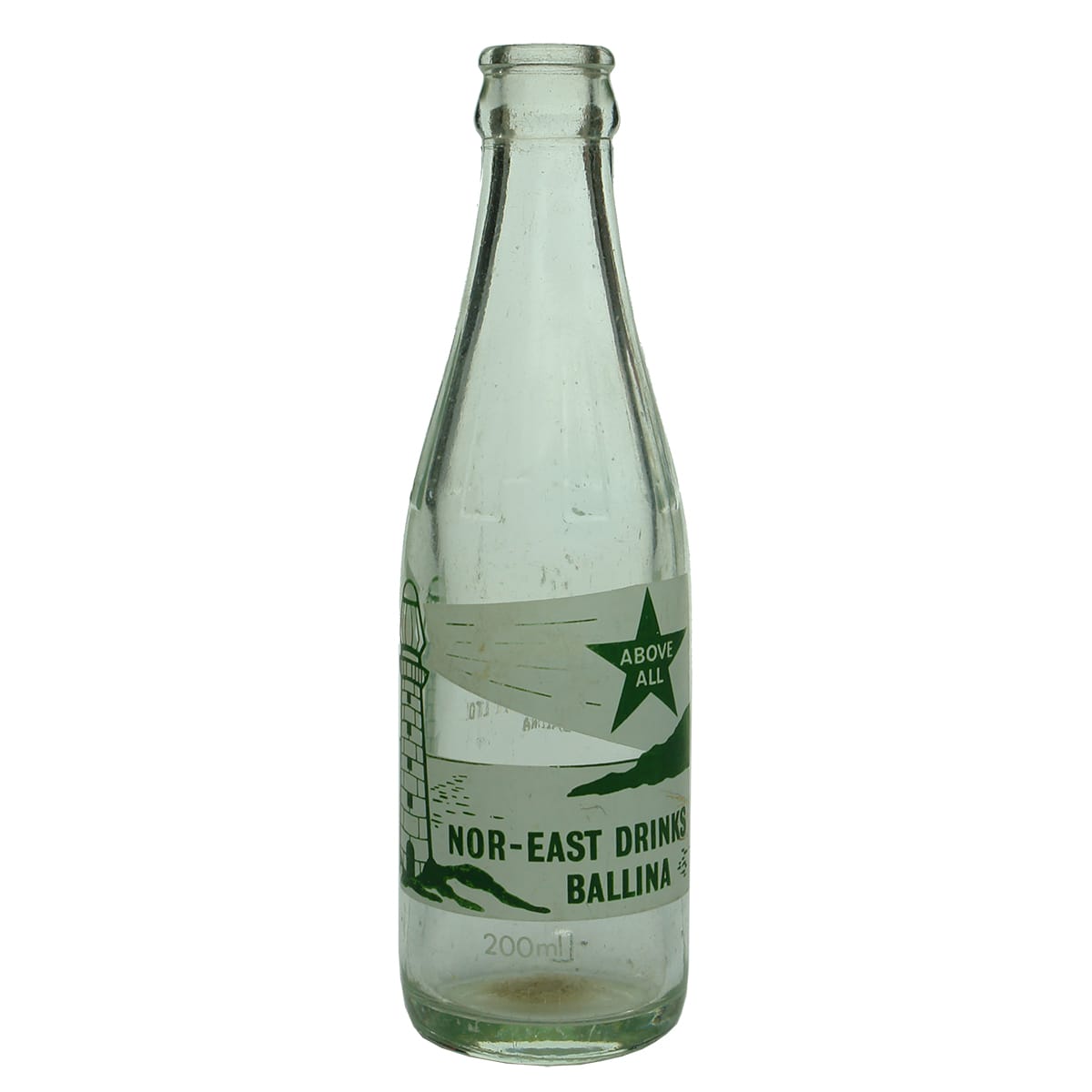 Crown Seal. Nor-East Drinks, Ballina. Ceramic Label. 200 ml. (New South Wales)