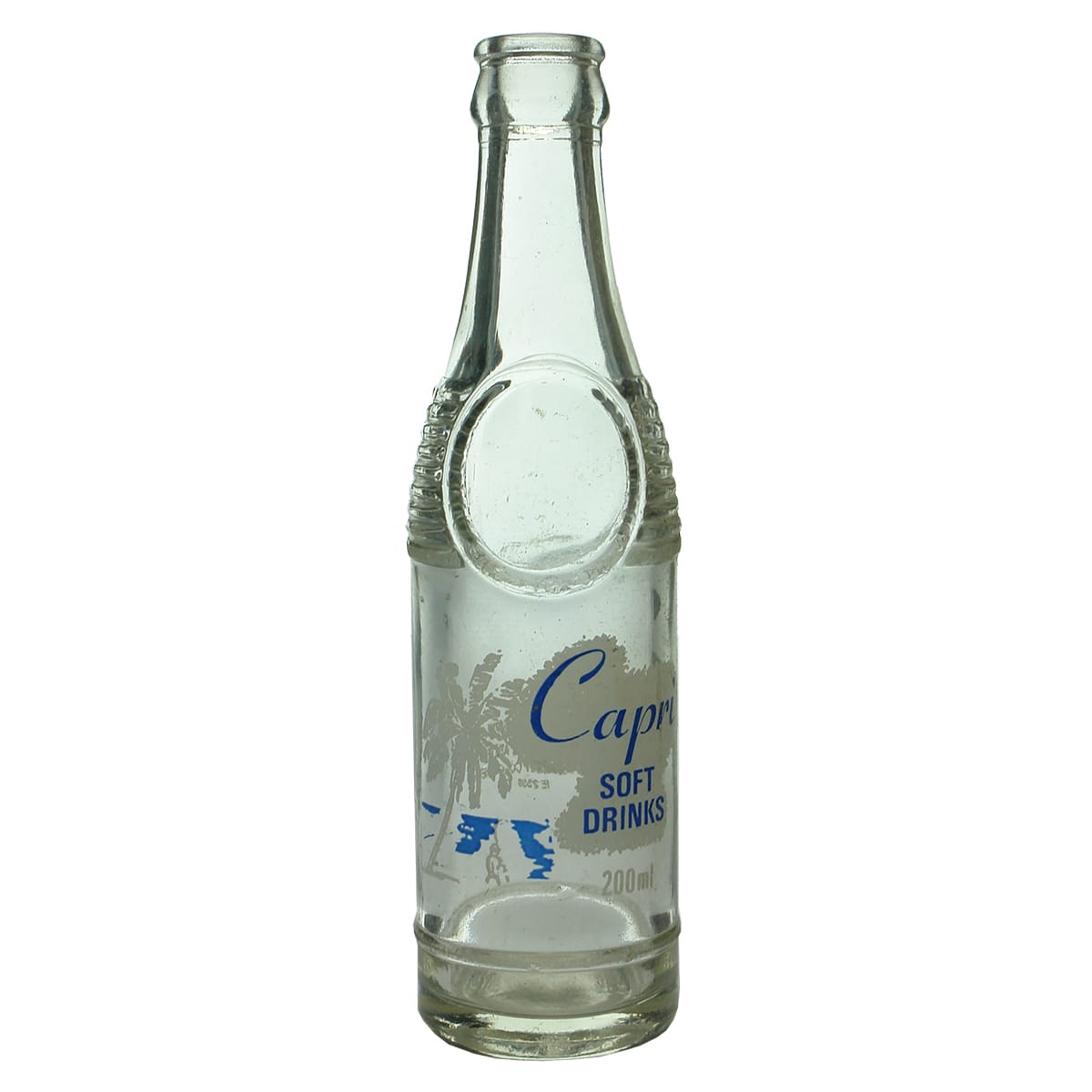 Crown Seal. Capri Soft Drinks. Ceramic Label. 200 ml.