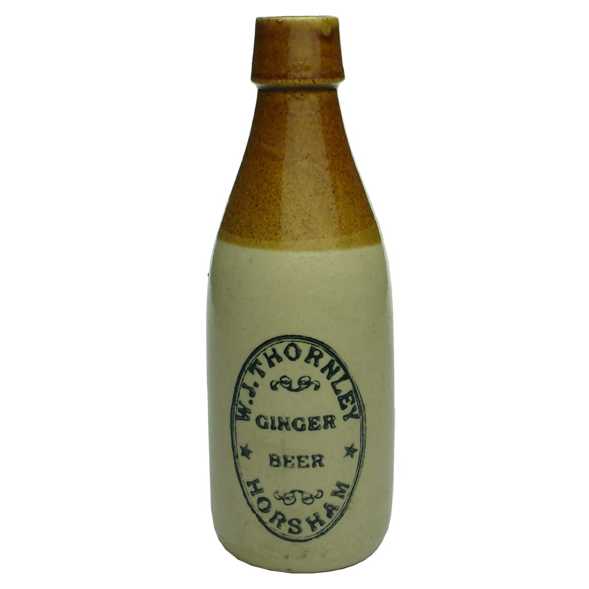Ginger Beer. W. J. Thornley, Horsham. Champagne. Tan Top. (Victoria)