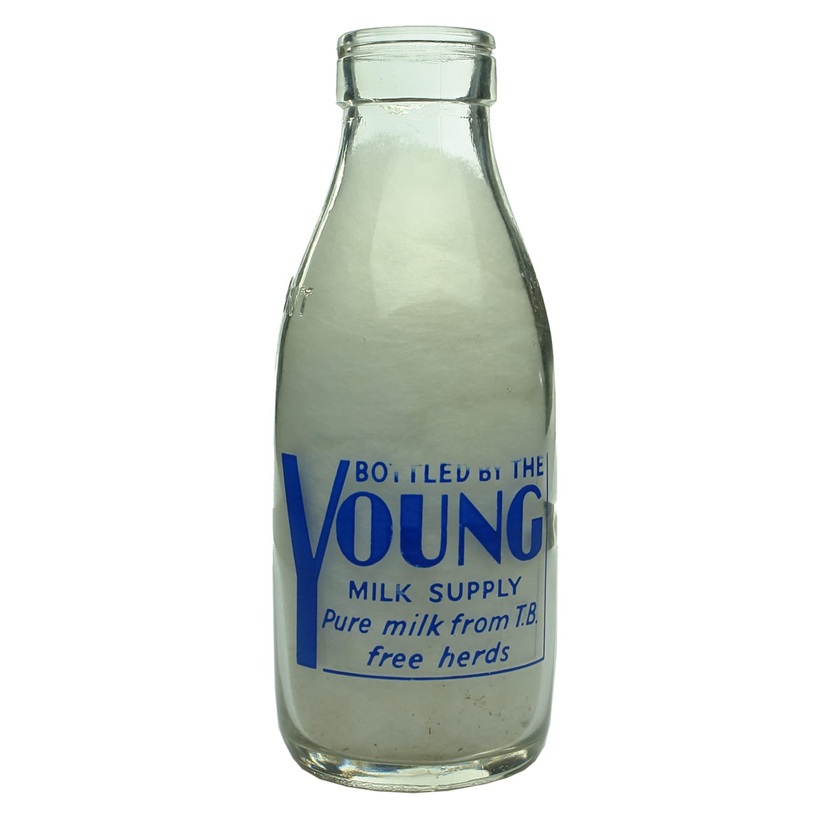 Milk. Young Milk Supply. Blue print. 1 Pint. (New South Wales)