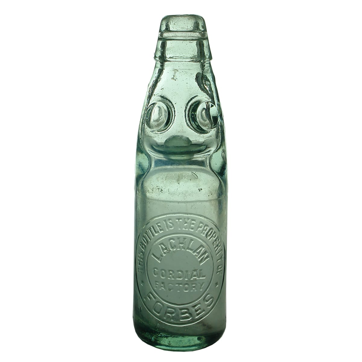 Codd. Lachlan Cordial Factory, Forbes. Dobson. Aqua. 6 oz. (New South Wales)