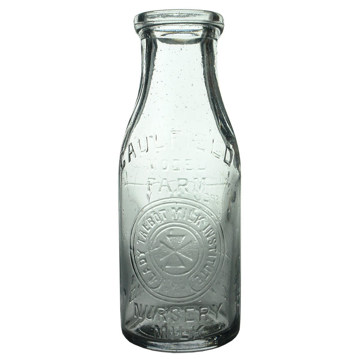 Milk. Lady Talbot Milk Institute. 1 Pint. Clear. (Victoria)