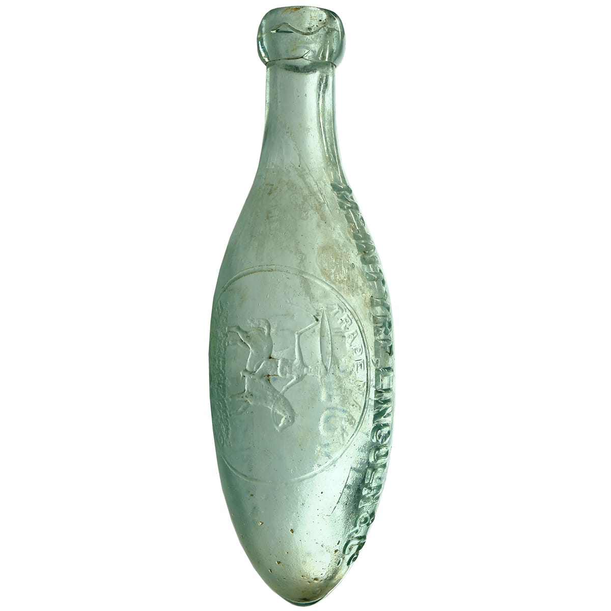 Torpedo. McIntyre, Lincoln & Co., Narrandera Hay Hillston Jerilderie. Aqua. 10 oz. (New South Wales)