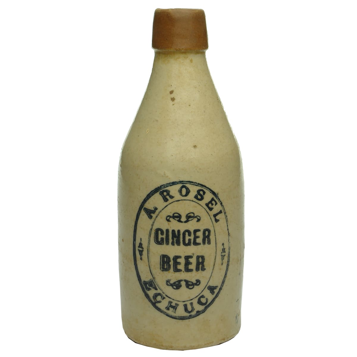 Ginger Beer. A. Rosel, Echuca. Champagne. Brown Lip. (Victoria)