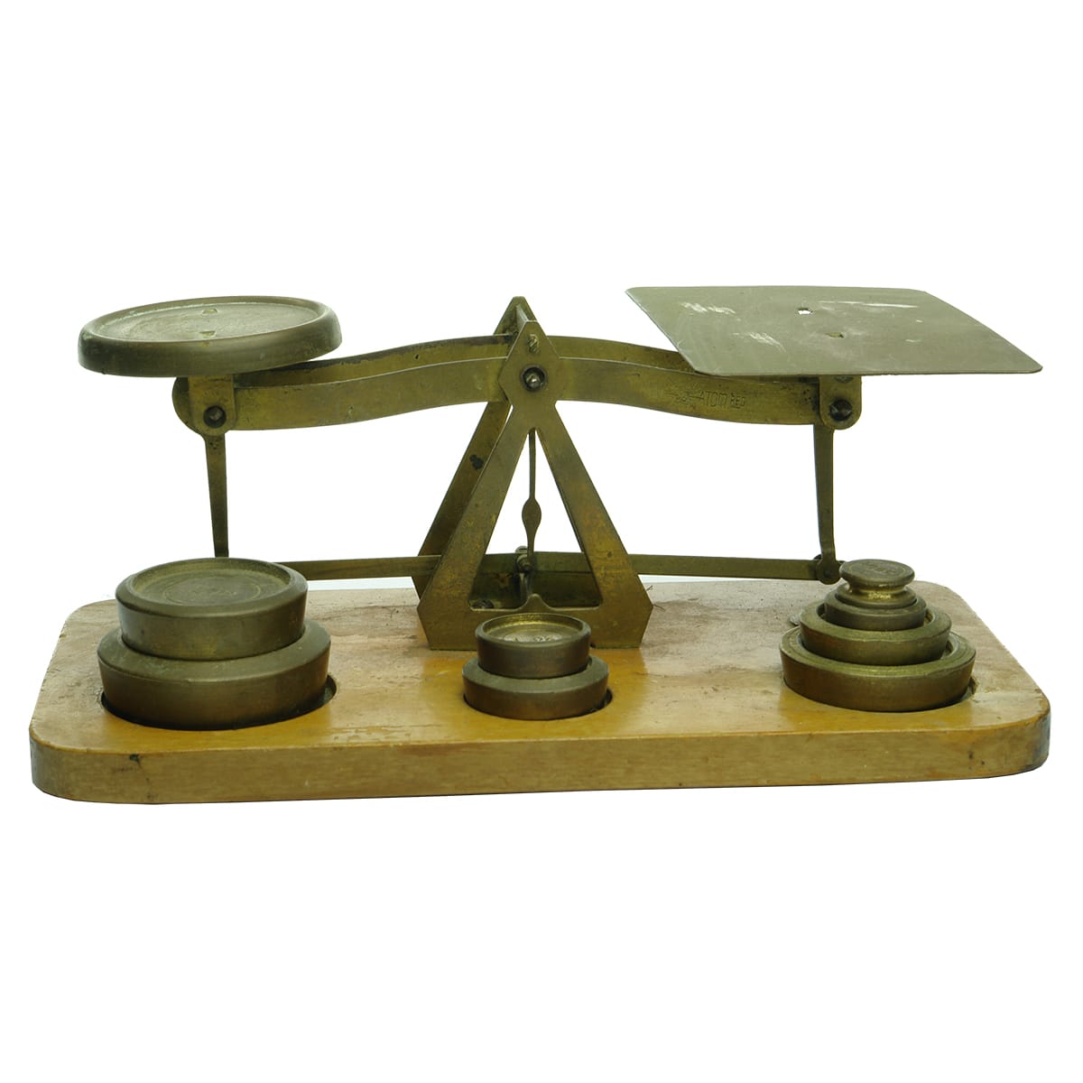 Set of Young Atom letter scales with weights.