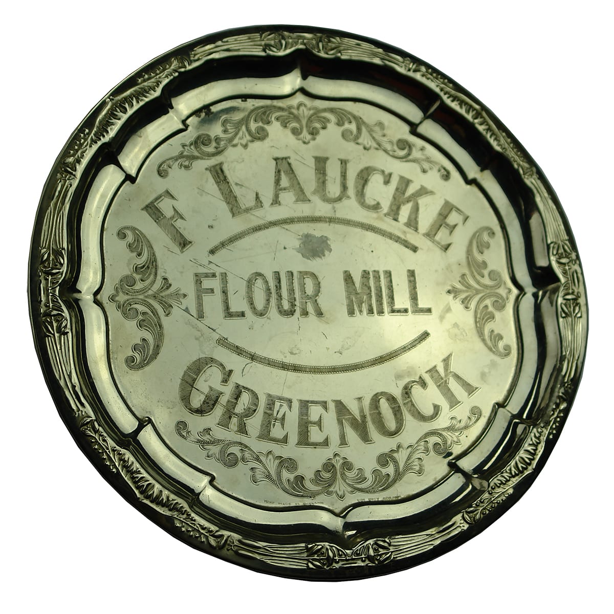 Tray. F. Laucke Flour Mill, Greenock. (South Australia)