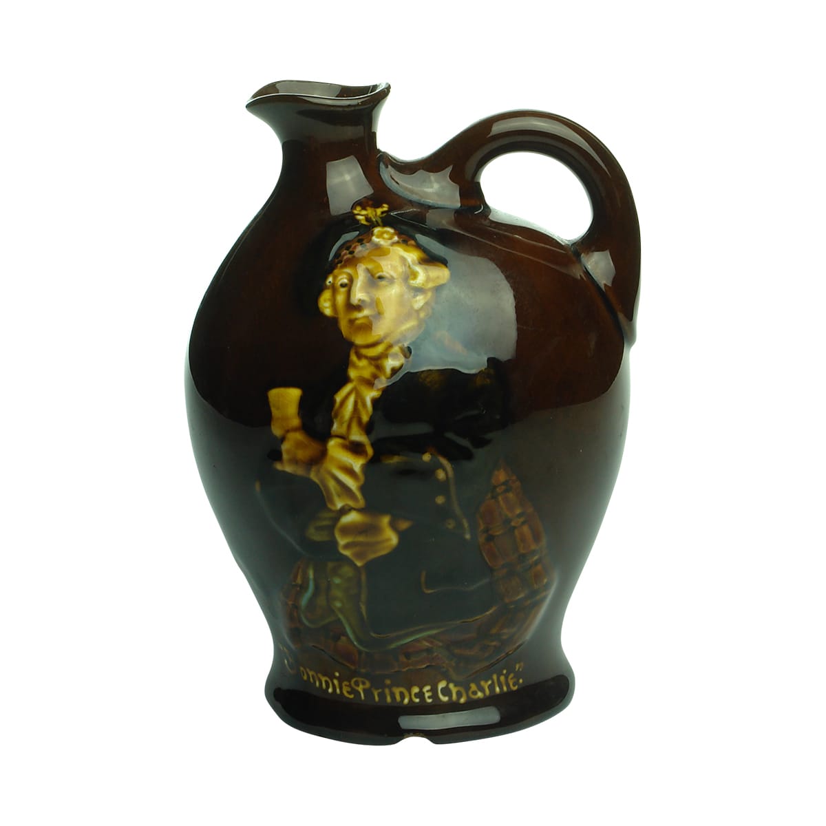 Kingsware Whisky Jug. Bonnie Prince Charlie. Royal Doulton.