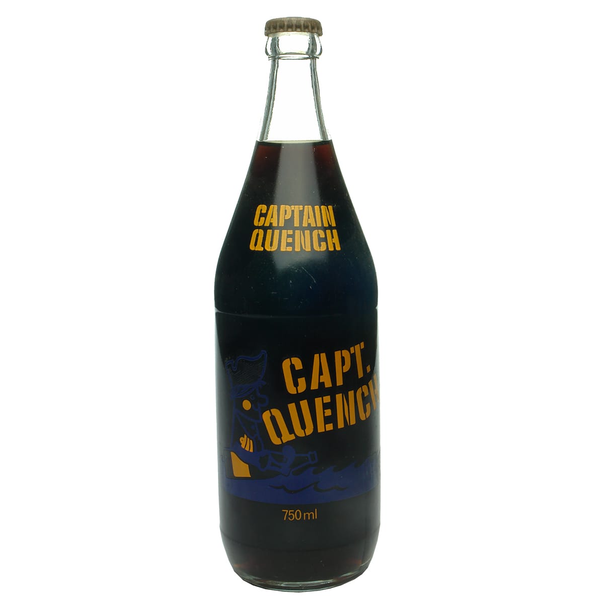 Crown Seal. Captain Quench. Ceramic Label. 750 ml.