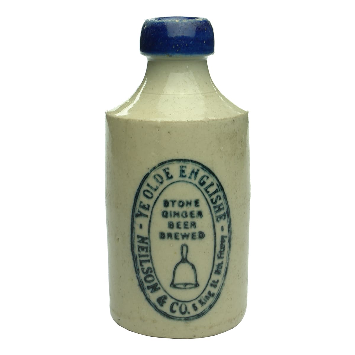 Ginger Beer. Neilson & Co, North Fitzroy. Blue Lip. Dump. 10 oz. (Victoria)