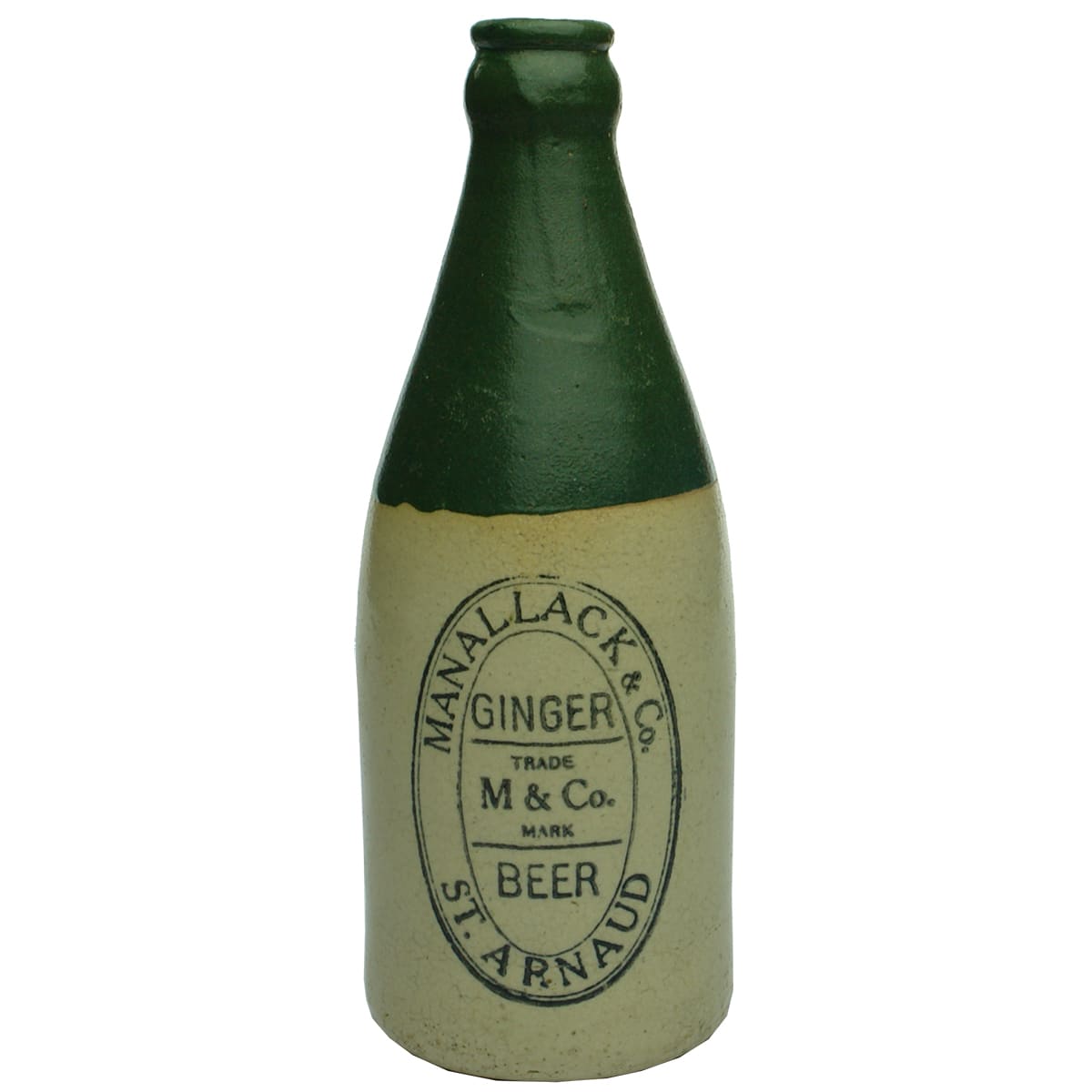 Ginger Beer. Manallack, St Arnaud. Champagne. Green Top. (Victoria)